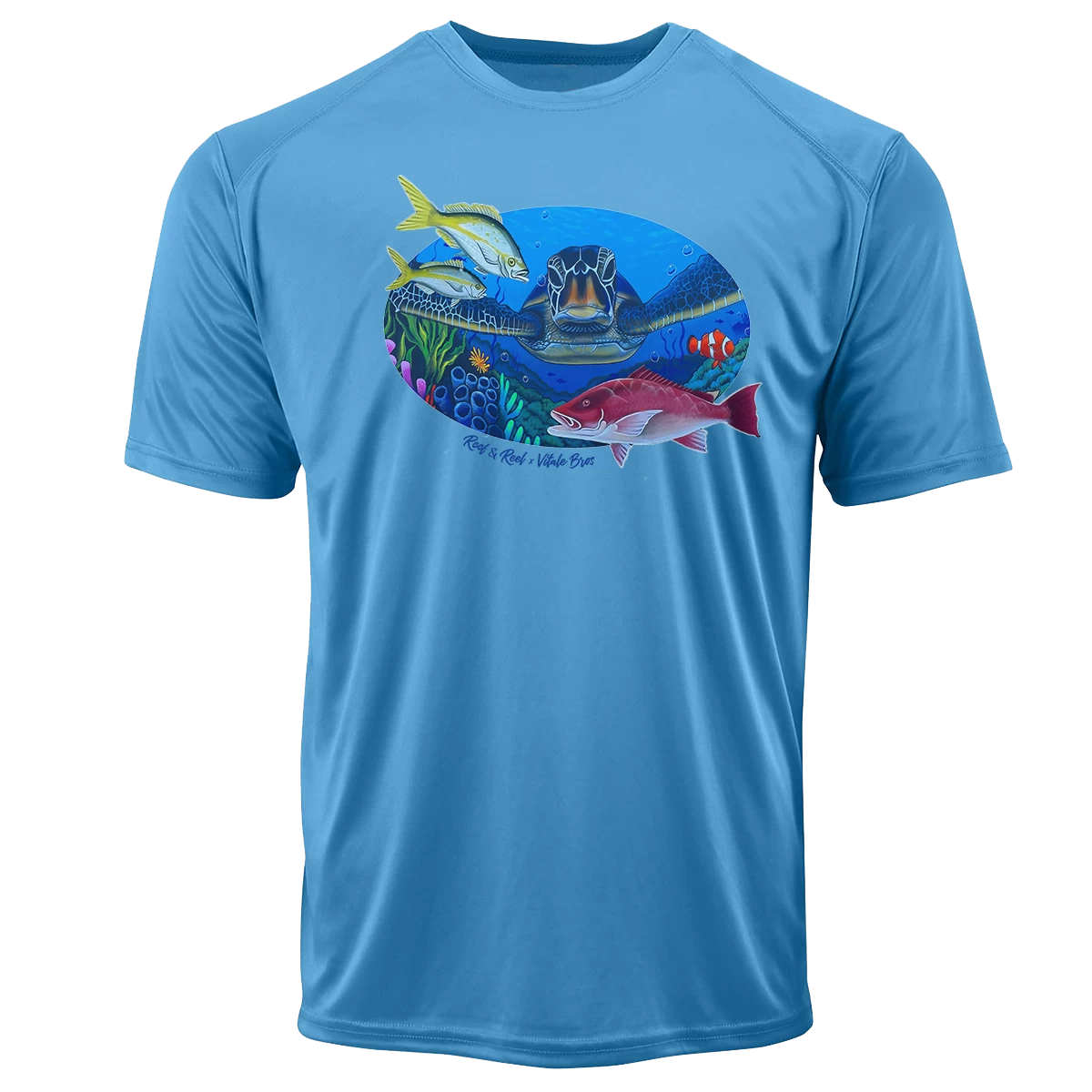 Reef & Reel Vitale Brothers Youth Sea Turtle SS Performance Shirt 3 Reef & Reel Vitale Brothers Youth Sea Turtle SS Performance Shirt