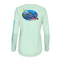 Reef & Reel Vitale Bros. Women's Sea Turtle LS Performance Shirt