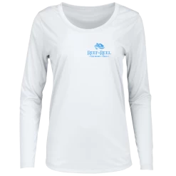 Reef & Reel Vitale Bros. Women's Sea Turtle LS Performance Shirt 14 Reef & Reel Vitale Bros. Women's Sea Turtle LS Performance Shirt -Professional Fishing Equipment Store SeaTurtle LSWomens White Front