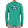 Guy Harvey Men's Long Sleeve Slam Split Sun Protection Shirt 2 Guy Harvey Men's Long Sleeve Slam Split Sun Protection Shirt -Professional Fishing Equipment Store SlamSplit SurftheWeb