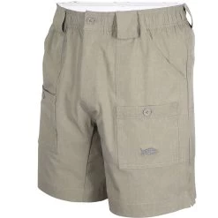 AFTCO Stretch OFS Long Shorts -Professional Fishing Equipment Store StretchShort Khaki