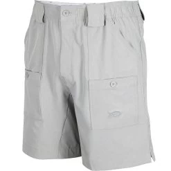 AFTCO Stretch OFS Long Shorts -Professional Fishing Equipment Store StretchShort Silver