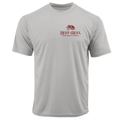 Reef & Reel Sunshine State Men's Short Sleeve Performance Shirt -Professional Fishing Equipment Store SunWave Alum Front SS Design File
