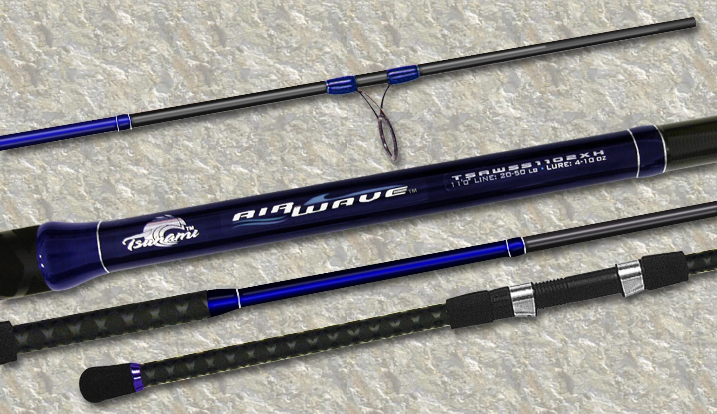 Tsunami Airwave Surf Spinning Rods 4 Tsunami Airwave Surf Spinning Rods - Image 2