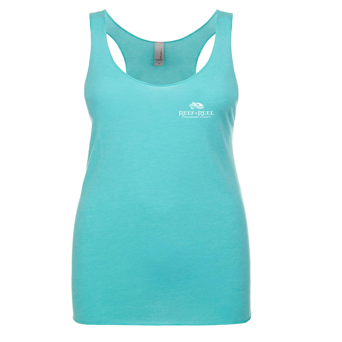 Reef & Reel Women's Fish On Pocket Tri Blend Tank Top 3 Reef & Reel Women's Fish On Pocket Tri Blend Tank Top