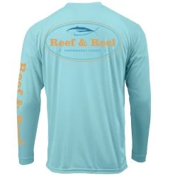Reef & Reel Tuna Men's Long Sleeve Performance Fishing Shirt 18 Reef & Reel Tuna Men's Long Sleeve Performance Fishing Shirt -Professional Fishing Equipment Store TunaLS Aqua