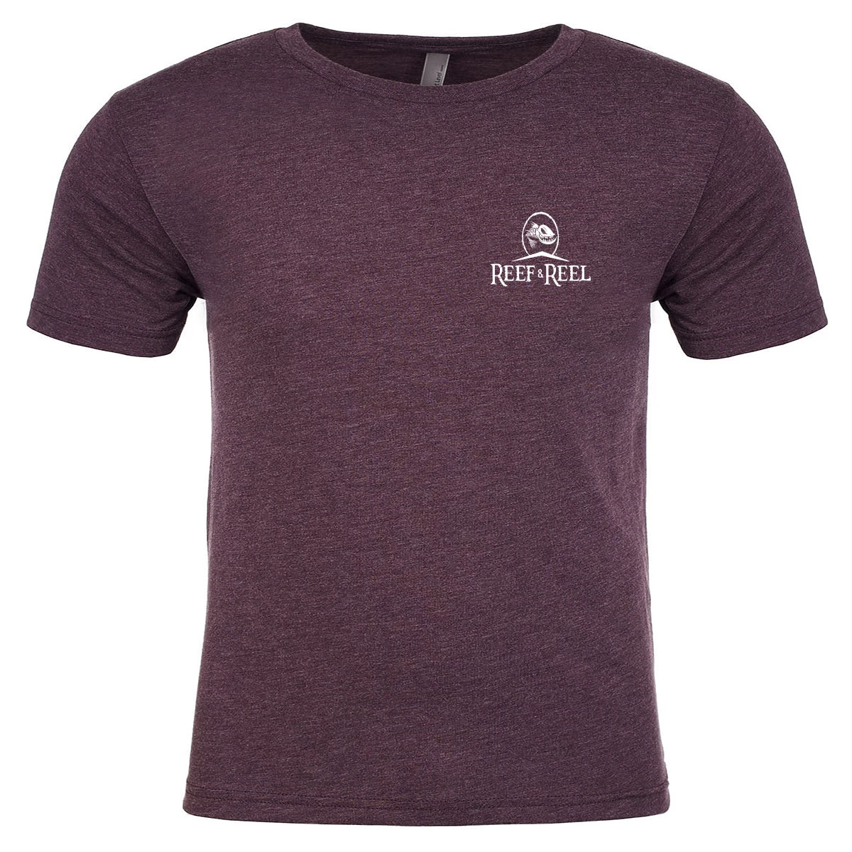 Reef & Reel Classic Logo On Pocket Men's Tri-Blend Short Sleeve T-Shirt 4 Reef & Reel Classic Logo On Pocket Men's Tri-Blend Short Sleeve T-Shirt - Image 2