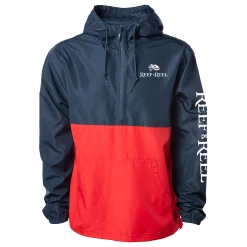 Reef & Reel Performance Fishing Men's Lightweight Pullover Windbreaker 11 Reef & Reel Performance Fishing Men's Lightweight Pullover Windbreaker -Professional Fishing Equipment Store Windbreaker NavyRed