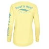Reef & Reel Women's Blue Fish Long Sleeve Performance Shirt