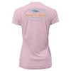 Reef & Reel Women's Short Sleeve Tuna Performance Shirt -Professional Fishing Equipment Store WomensPerformance SS Design pnk bck