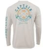Reef & Reel Yacht Club Long Sleeve Performance Shirt 1 Reef & Reel Yacht Club Long Sleeve Performance Shirt -Professional Fishing Equipment Store YachtClub Sand