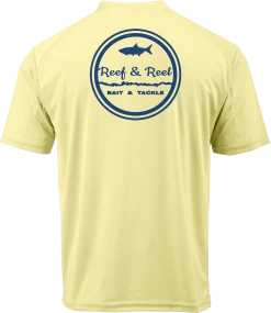 Reef & Reel Bait & Tackle Short Sleeve Performance Shirt 10 Reef & Reel Bait & Tackle Short Sleeve Performance Shirt -Professional Fishing Equipment Store Yellowback