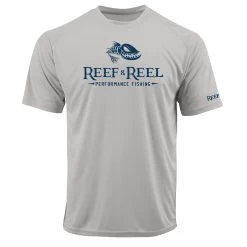 Reef & Reel Floating Fish Men's Performance Short Sleeve Shirt -Professional Fishing Equipment Store aluminum 3