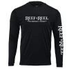 Reef & Reel Performance Fishing Logo Men's Hoodie -Professional Fishing Equipment Store black 2