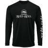 Reef & Reel Logo ECO Series LS Performance Shirt -Professional Fishing Equipment Store black front 57cd6d2d d53d 4afb b17f db1c19668d74