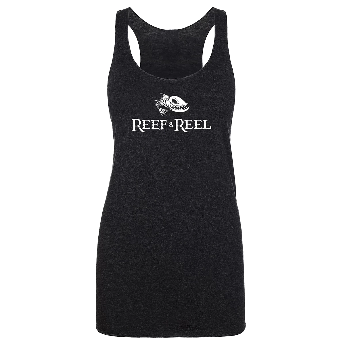 Reef & Reel Women's Floating Fish Tri Blend Tank Top 3 Reef & Reel Women's Floating Fish Tri Blend Tank Top