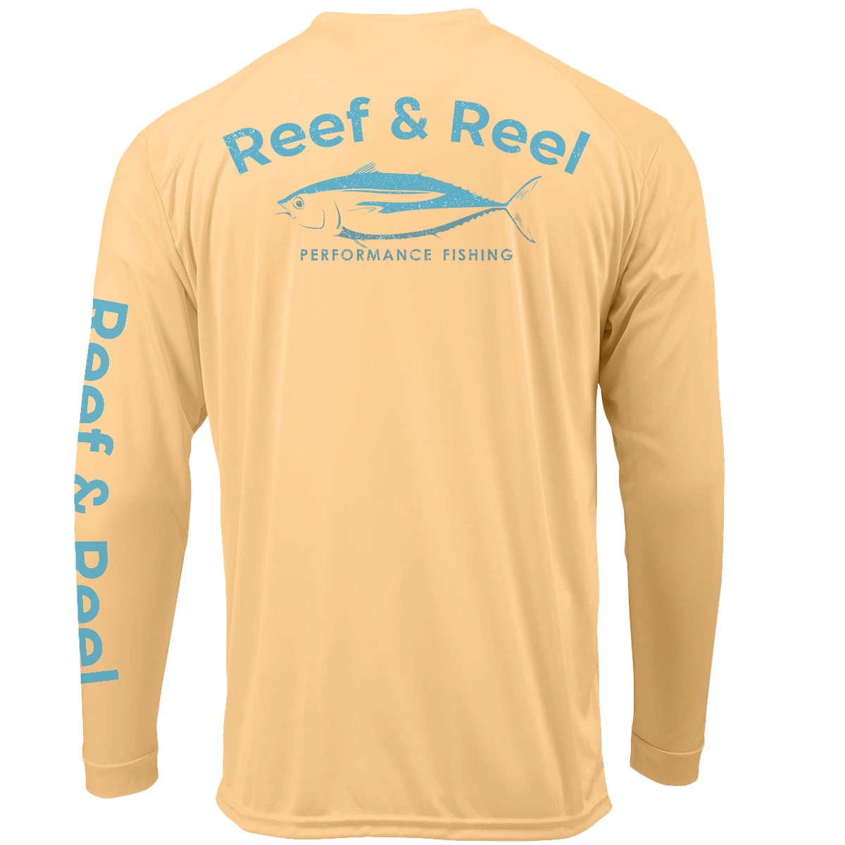 Reef & Reel Blue Fish Men's Long Sleeve Performance Fishing Shirt 3 Reef & Reel Blue Fish Men's Long Sleeve Performance Fishing Shirt