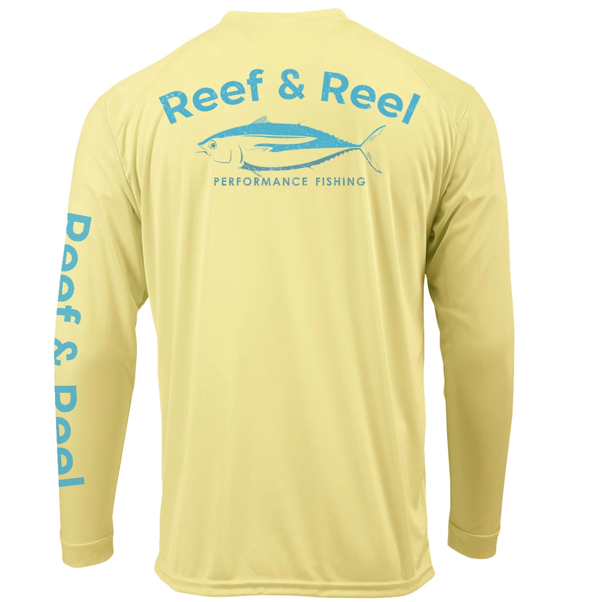 Reef & Reel Blue Fish Men's Long Sleeve Performance Fishing Shirt 10 Reef & Reel Blue Fish Men's Long Sleeve Performance Fishing Shirt - Image 8