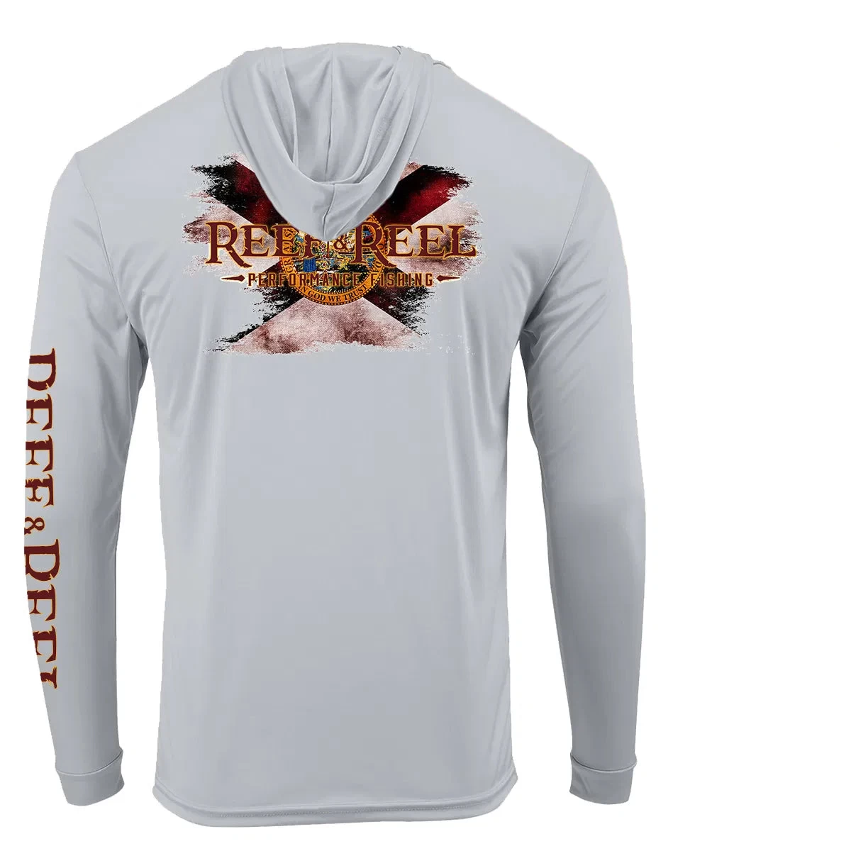 Reef & Reel Florida State Pride Men's Performance Hoodie 3 Reef & Reel Florida State Pride Men's Performance Hoodie