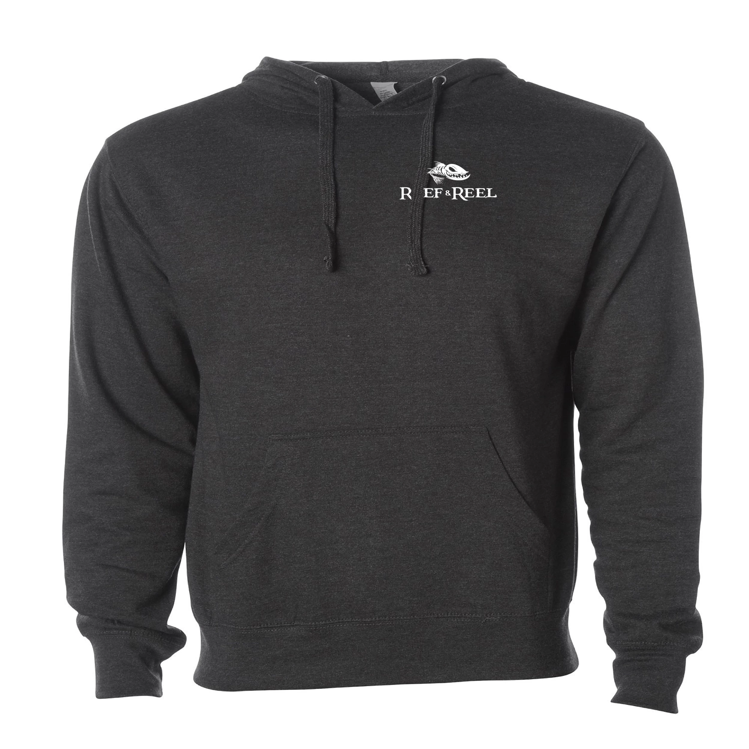 Reef & Reel Performance Fishing Men's Hoodie Floating Fish Logo On Chest Pocket 5 Reef & Reel Performance Fishing Men's Hoodie Floating Fish Logo On Chest Pocket - Image 3