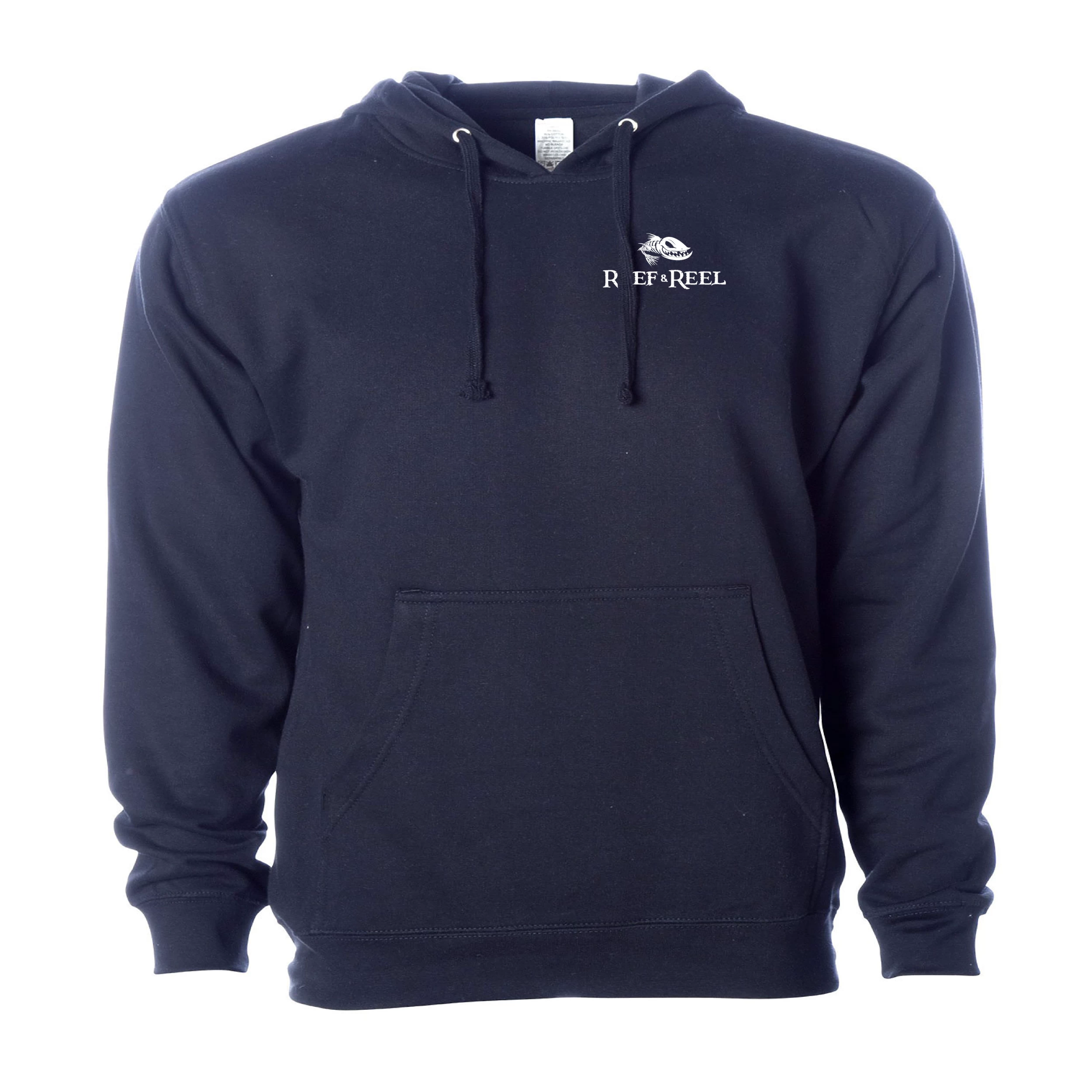 Reef & Reel Performance Fishing Men's Hoodie Floating Fish Logo On Chest Pocket 4 Reef & Reel Performance Fishing Men's Hoodie Floating Fish Logo On Chest Pocket - Image 2