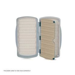 Fishpond Tacky Pescador Fly Box Leaflet - Large 10 Fishpond Tacky Pescador Fly Box Leaflet - Large -Professional Fishing Equipment Store leaflet open transparent