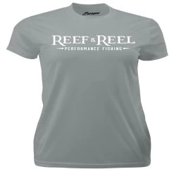 Reef & Reel Women's Short Sleeve Performance Fishing Shirt 13 Reef & Reel Women's Short Sleeve Performance Fishing Shirt -Professional Fishing Equipment Store med greyfront