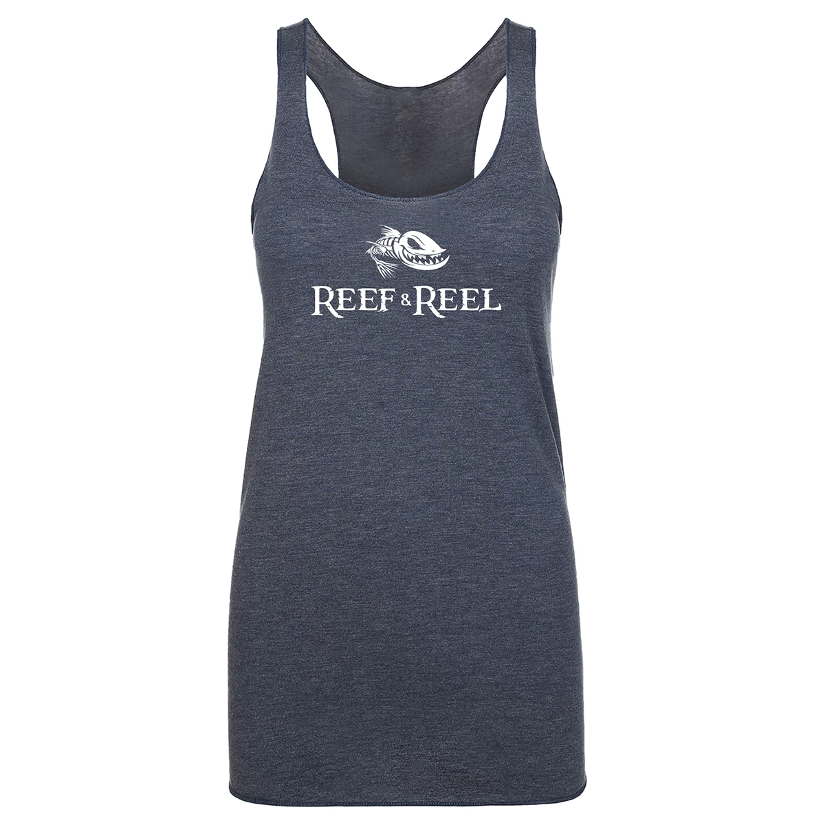 Reef & Reel Women's Floating Fish Tri Blend Tank Top 5 Reef & Reel Women's Floating Fish Tri Blend Tank Top - Image 3