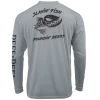 Reef & Reel Slayin' Fish ECO Series LS Performance Shirt 2 Reef & Reel Slayin' Fish ECO Series LS Performance Shirt -Professional Fishing Equipment Store slayin med grey