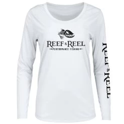 Reef & Reel Women's Floating Fish Big Logo Performance LS Shirt 15 Reef & Reel Women's Floating Fish Big Logo Performance LS Shirt -Professional Fishing Equipment Store white 7309d480 b518 4cb5 b1cf aa62da3a610b