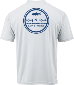 Reef & Reel Bait & Tackle Short Sleeve Performance Shirt 13 Reef & Reel Bait & Tackle Short Sleeve Performance Shirt -Professional Fishing Equipment Store whiteback
